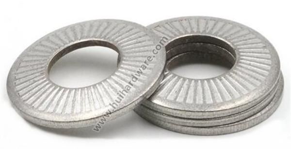 SUS304 Serrated Tooth Knurling Conical Spring Washer