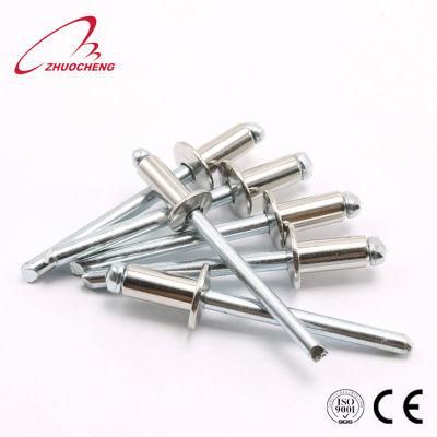 High Strength DIN7337 Aluminium Steel Open Type Dome Head Blind Rivet