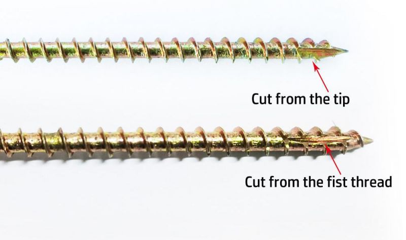 Type 17 6-Lobe Drive Double Countersunk Head Woodworking Screw