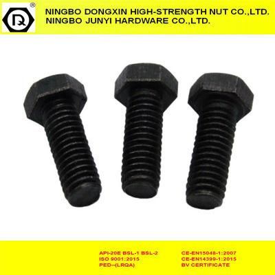 8.8 Black Fastener Full Thread DIN933 Hex Head Bolt