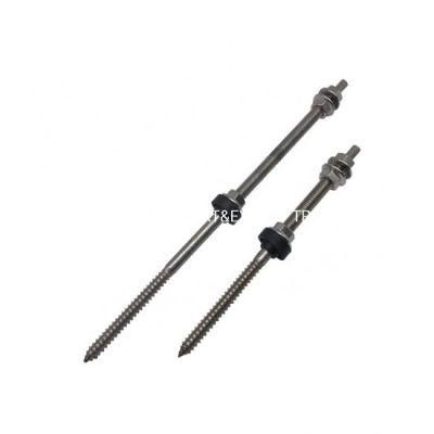 Rooftop Mounting Easy Installation L-Feet 200mm 300mm150mm180mm Threaded Hanger Screw Bolt