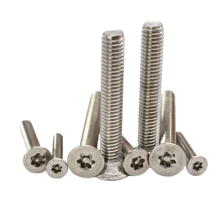 Countersunk Torx Flat Head Security Head Screw with Pin