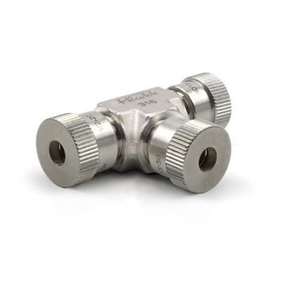 Stainless Steel 1/16 to 1 1/2 in. Union Elbow Tee Adapter Ultra-Torr Vacuum Fitting