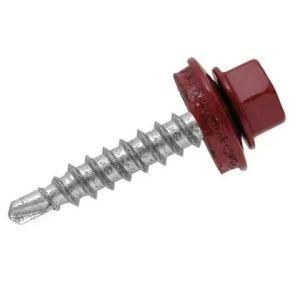 Hex Washer Head Self-Drilling Screw with EPDM Washer 5.5*64 Colored