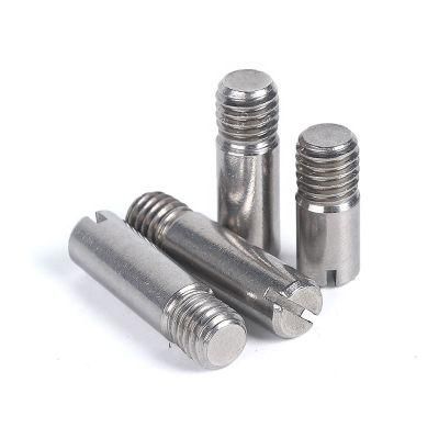 Stainless Steel DIN 427 Slotted Headless Set Screws with Flat Point