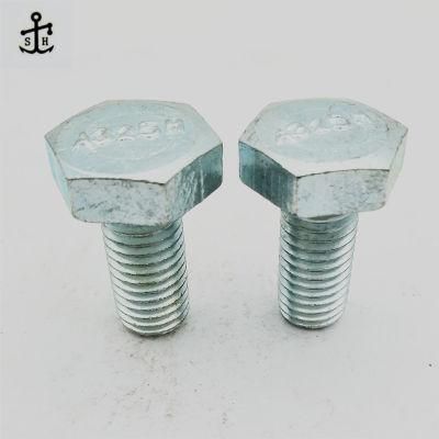 Galvanized ASTM A325 for Hexagon Bolts in Steel Construct Made in China