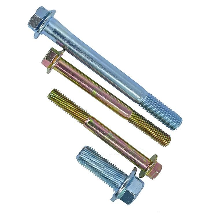China Factory Wholesale Fastener DIN6921/DIN603/DIN912/DIN933/DIN931/DIN934/DIN985 Grade 10.9, ANSI Bolt and Nut, Black/Zinc Hex Head Screws, Flange Bolt, Nuts
