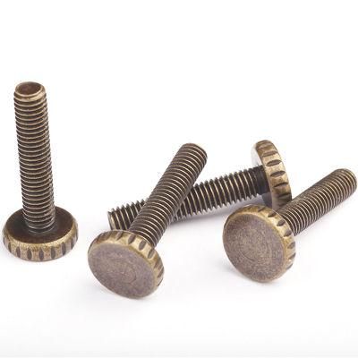 M5*25mm Customized Antique Brass Coating Knurled Thumb Bronze Screw