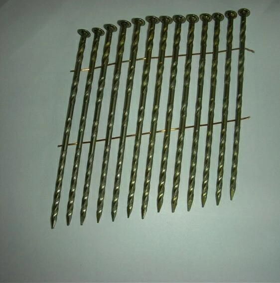 50*2.5mm Bright Screw Coil Nails /Pallet Coil Screw Nail
