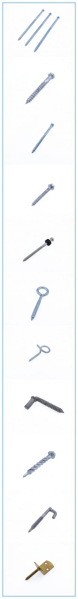 Hexagonal Head Wood Screws/Hex Head Wood Sccrew/Lag Screws/Coach Screws/Hex Washer/Square Head Unbrella Thread Screws/Hex Flange Head Wood Screws/ /DIN571