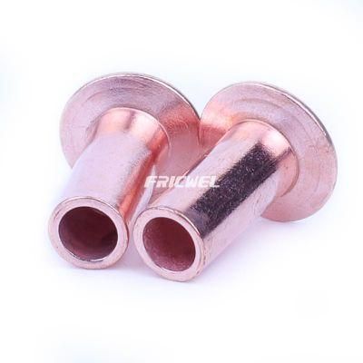 Fricwel Auto Parts Copper Rivet Semi Tubular Rivet Clutch Disc Rivet Clutch Facing Rivet Countersunk Rivet ISO/Ts16949 Certificate