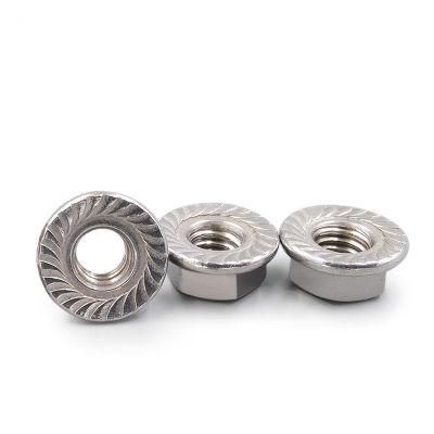 A2-70 A4-70 Stainless Steel Bolt and Nut Hexagon DIN6923 M4-M16 Hex Flange Nuts