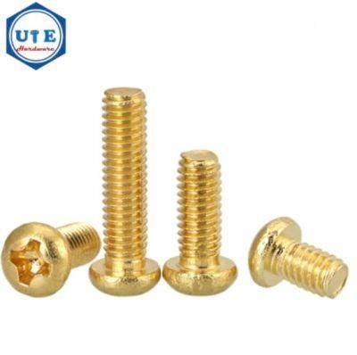 DIN7985 High Quality Brass Machine Screw Cross Recess Drives