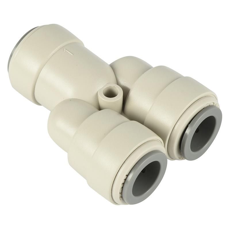 Xhnotion Pneumatic 1/4′ ′ Tube Od Union Y Water Filter Fittings
