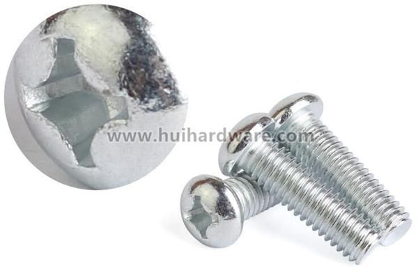 Zinc Plated Cross Cheese Head Screws, Machine Screws DIN7985