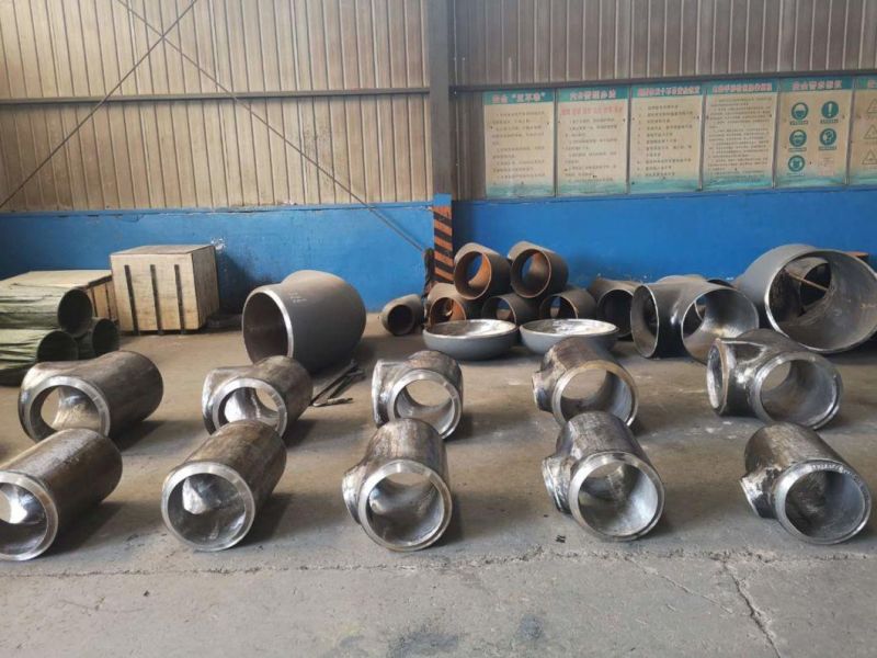 ANSI B16.9 Sch40 Stainless Steel/Carbon Steel Seamless Steel Pipe Fitting Tee