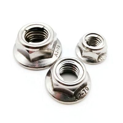 Good Price DIN 6923 GB6187 White Zinc Plated Unf Unc 1.5 Pitch Free Sample Hex Flange Lock Nuts