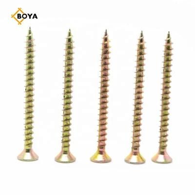 Tianjin Stainless Steel Full Thread C1022 Csk Head 45mm 50mm Pozi Drive DIN7505 Chipboard Screw