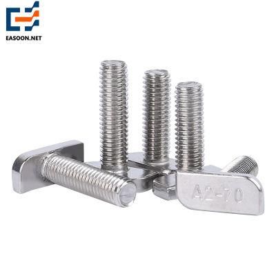 Galvanized T Shape Bolt in Carbon Steel Full Threaded DIN Jisb 1166 304 T Bolts Square Head T Handle Bolt