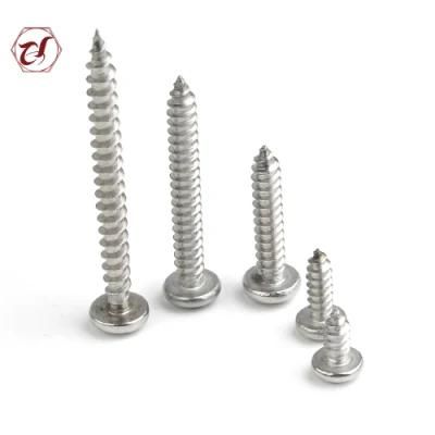SS316L Stainless Steel 304 A2 Pan Head Self Tapping Screw
