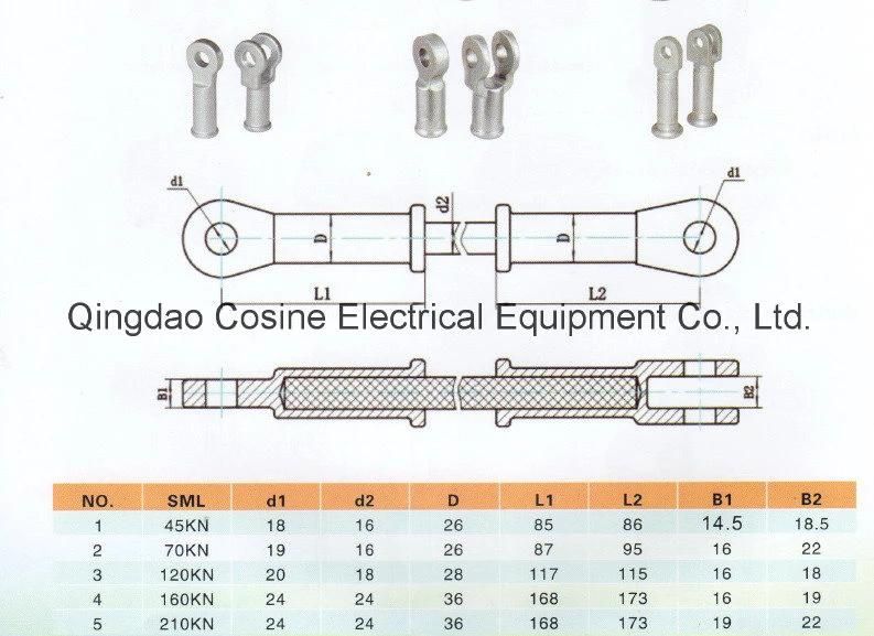 Tongue Clevis End Fitting for Polymer/ Composite Insulator