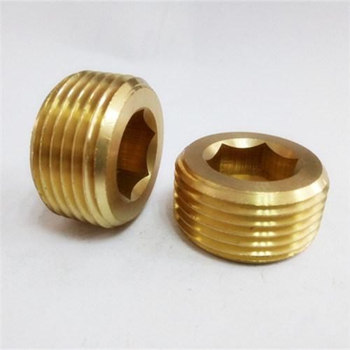 Dme Pipe Cap Brass NPT Threaded Plug for Injection Molding