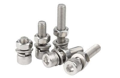 SS316 DIN912 Allen Head Bolts Stainless Steel Hexagon Socket Bolts