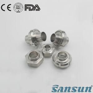 DIN Sanitary Stainless Steel Round Welding Pipe Union