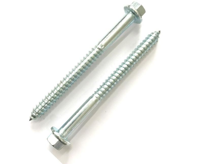 DIN 571 Hex with Flange Lag Screw Coach Bolts Self-Tapping Wood Screw