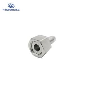 Stainless Steel Female Metric Flat Seal Stright Fitting/Swivel Pipe Fitting
