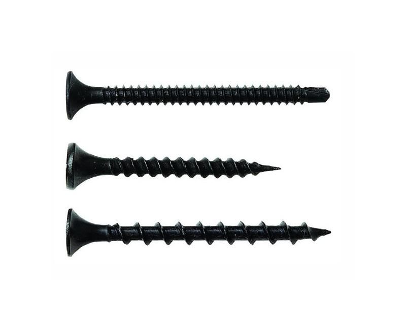 High Performance Black Phosphate Gypsum Board Self Tapping Drywall Screws for Wood
