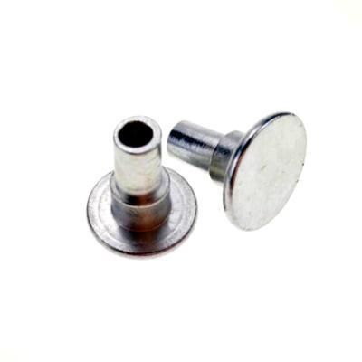 Custom Round Head Flat Truss Head Solid Aluminum Fastener Hollow Rivets for Metal Sheet