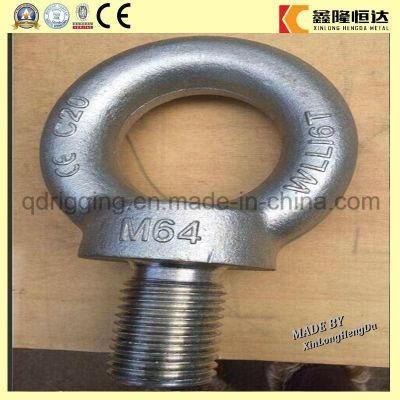 Stock DIN580 Stainless Steel Drop Forged Ring Bolt
