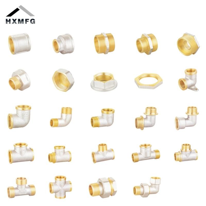 Mf Thread Brass Nickel Plate 90 Degree Female Fitting Elbow