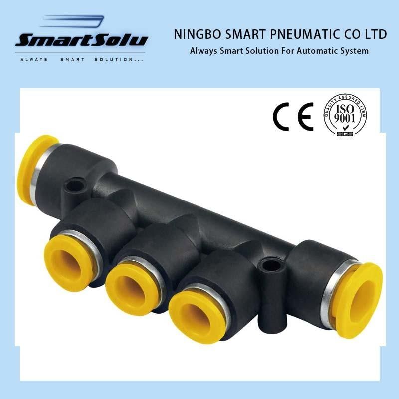 100% Tested High Quality Plastic Pneumatic Quick Combination & Joint Fittings