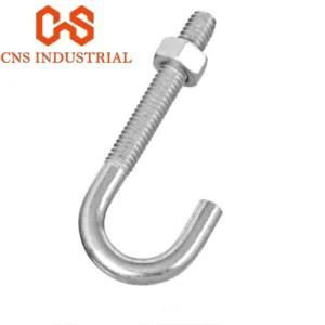 M16 M20 Galvanized Bolts J Bolt for Roofing