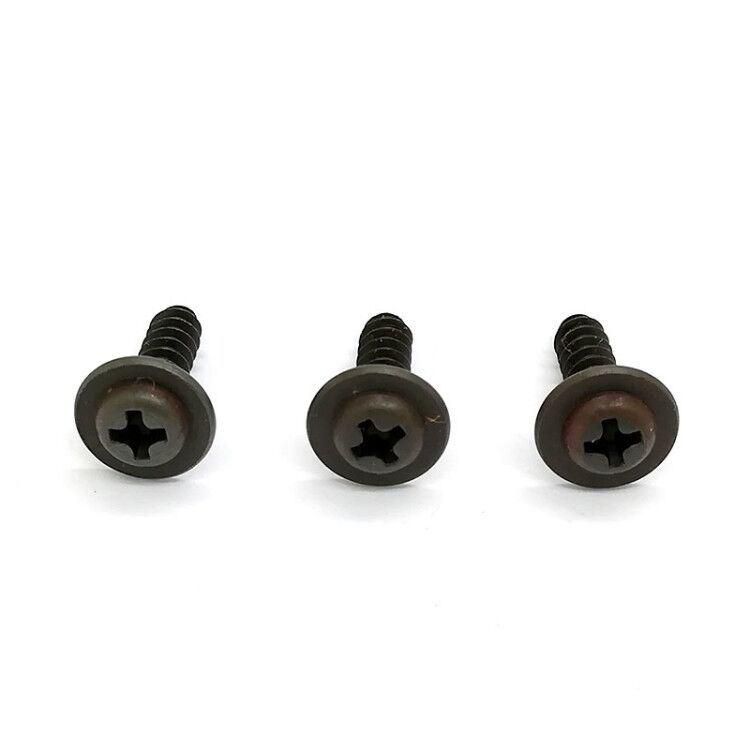 Black Cross Recessed Pan Head Tapping Screws