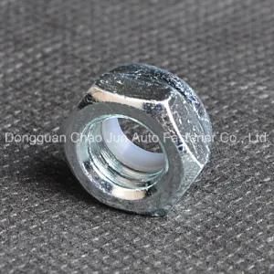 Carbon Steel Nylon Insert Lock Nut Zinc Plated