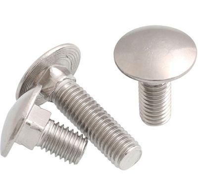 Hot Sales Stainless Steel Carriage Bolt Mushroom Head Round Head Carriage Bolt