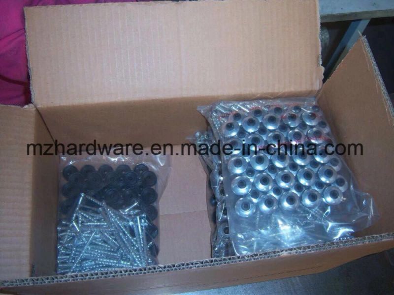 Umberlla Head Roofing Screw Spiral Thread Assembled Nails