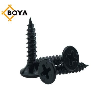 High Quality Black Fine Thread Drywall Screw/Manufacturer Supply Bugle Head Black Gypsum Board Screw/Drywall Screw