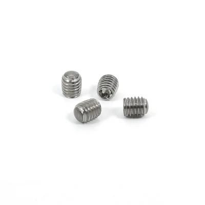 SS304 Brass Hex Socket Screws Stainless Steel Black Aluminum Hexagon A4 Cone Point Sockt Set Screw
