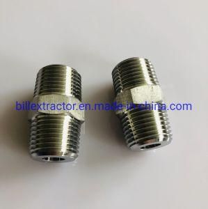 Stainless Steel 304 3/4inch Hex Nipple by CNC Machine