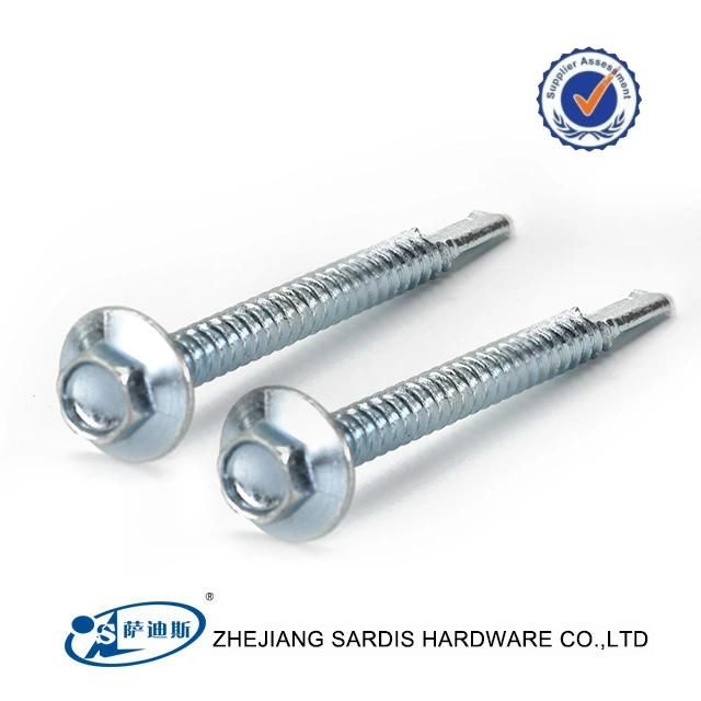 Hex Flange Head Self Drilling Screw with PVC Washer