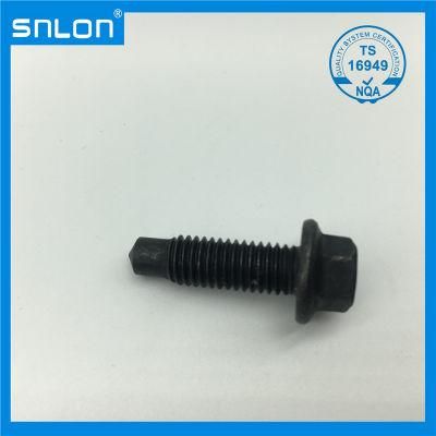 Class 8.8 Hex Screw with Flange with Dog Point for Motorcycle