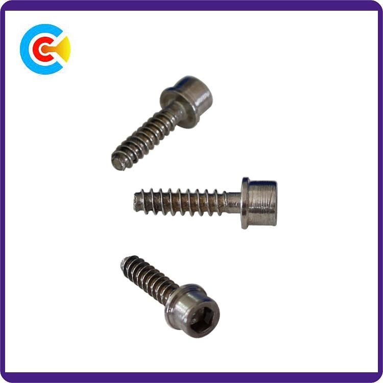 DIN/ANSI/BS/JIS Carbon-Steel/Stainless-Steel 4.8/8.8/10.9 Galvanized Hexagon Socket with Internal Tapping Screw