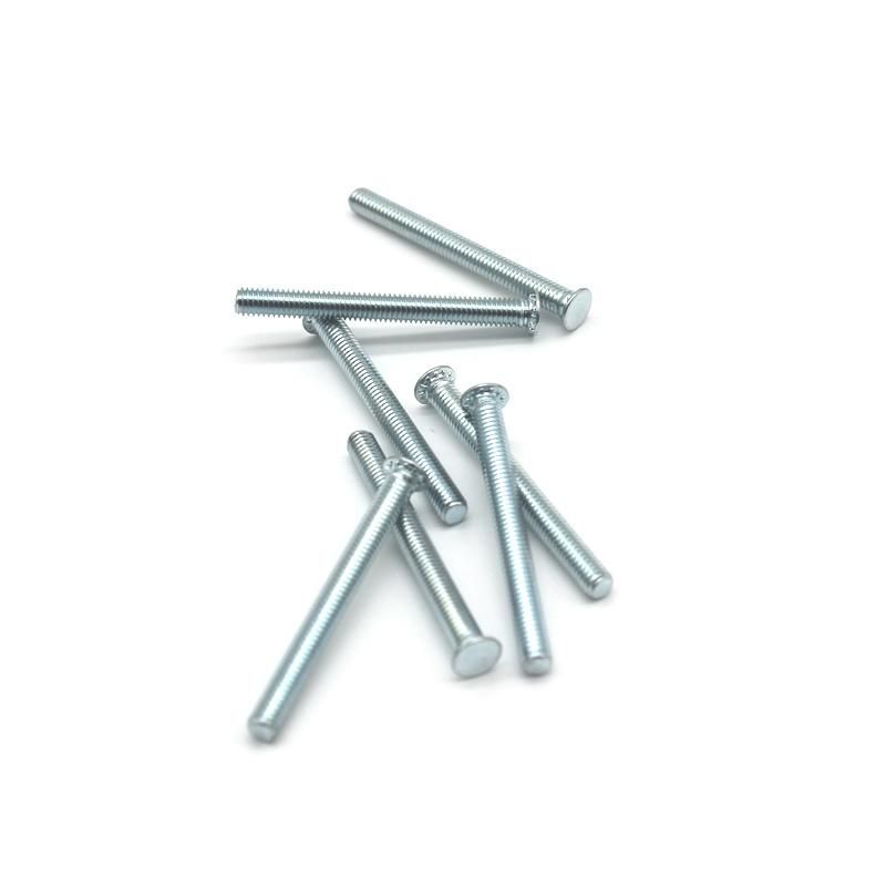 M2.5 M3 M4 Carbon Steel Zinc Plated Self Clinching Stud Screw in Stock