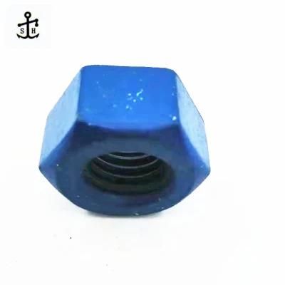 High Quality Cheap Price Blue Color Zinc DIN934 Hex Nut M30 Made in China