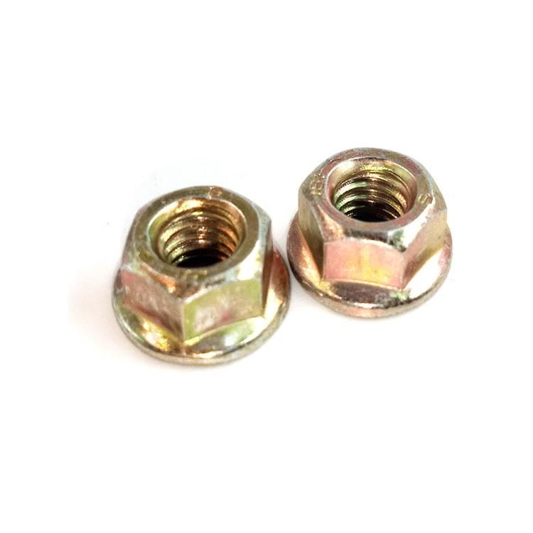 Chinese Factory Carbon Steel Color Zinc Plating DIN6927 Prevailing Torque Type All-Metal Hexagon Nuts