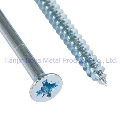 Chipboard Screw Self Tapping Screw White Zinc Surface